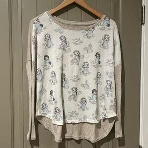 DISNEY Animators Collection Sweater sz S